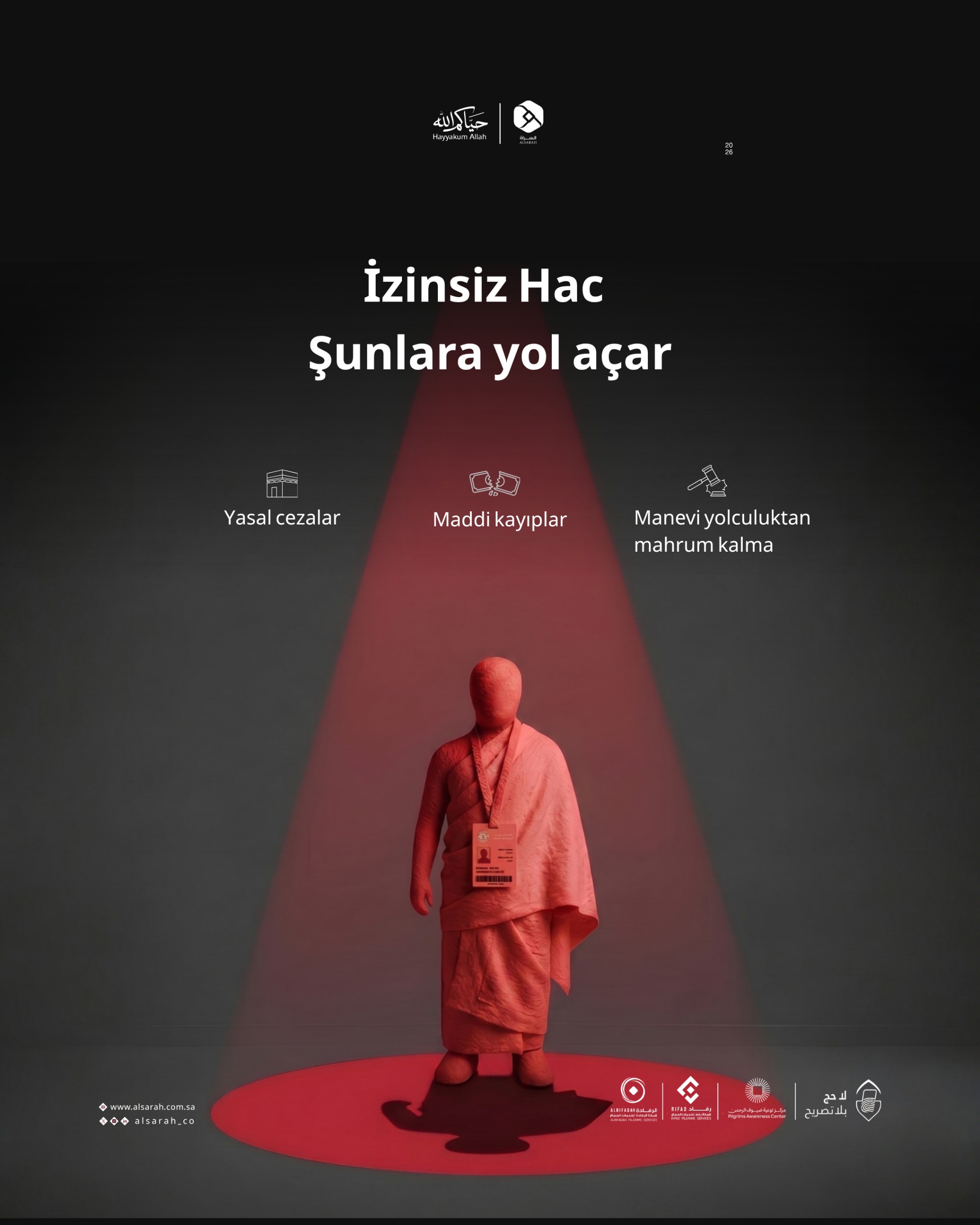 İzinsiz hac yapılamaz