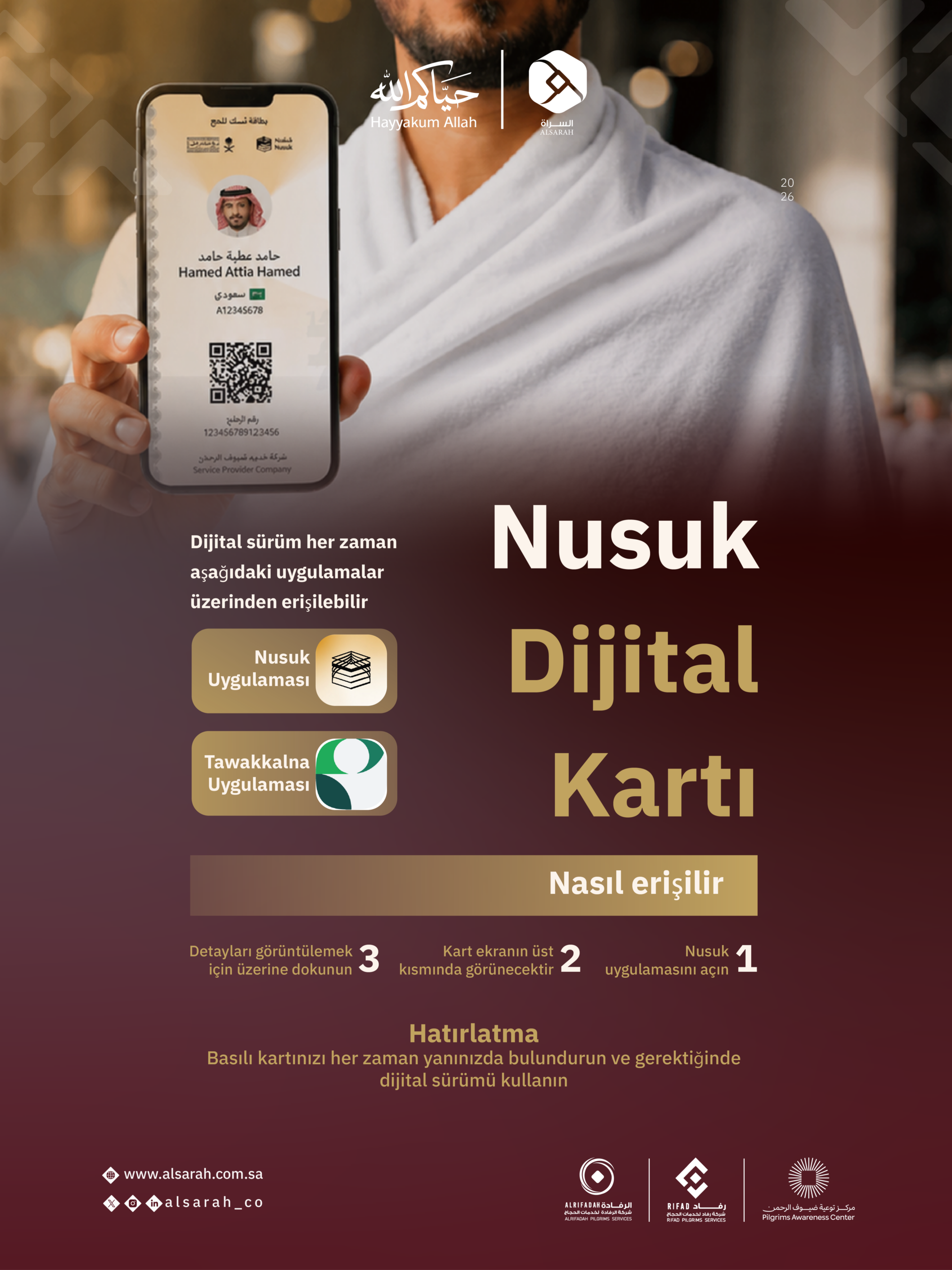 Nusuk Dijital Kartı